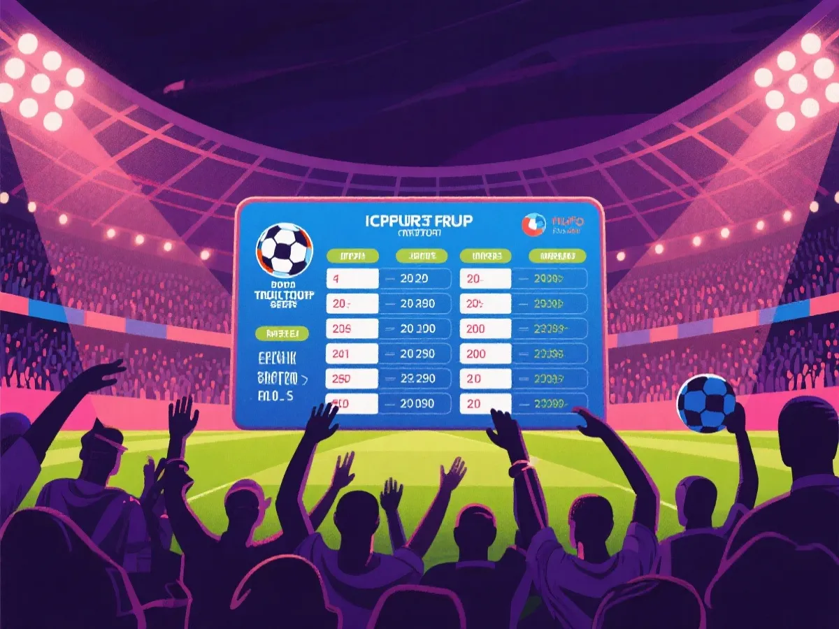 世界杯赛程预告展示